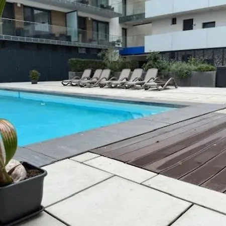 아파트 Sunset 409 With Pool - Happy